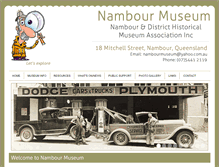 Tablet Screenshot of nambourmuseum.org.au